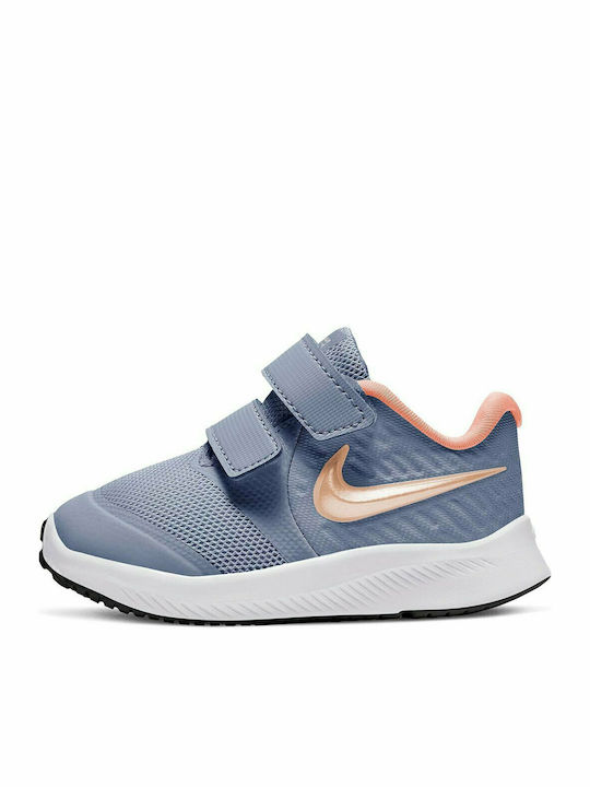 Star Runner Star Runner 2 Kids Sports Shoes Running with Hoop & Loop Closure World Indigo / Metallic Red Bronze