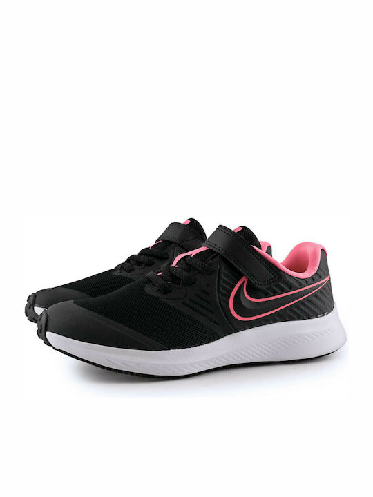 Stern Läufer Star Runner 2 Kinder Sportschuhe Laufen mit Bügel- und Schleifenverschluss Black / Sunset Pulse / White