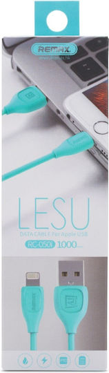 Remax Regular USB to Lightning Cable Ροζ 1m (Lesu)