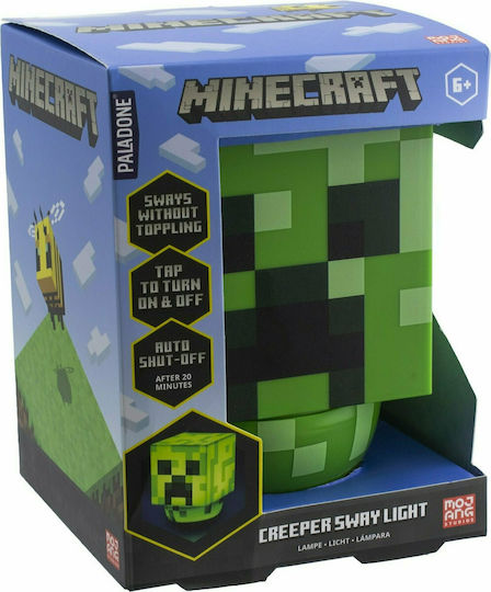 Paladone Lampă decorativă pentru copii Minecraft Creeper Verde