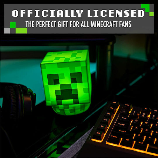 Paladone Lampă decorativă pentru copii Minecraft Creeper Verde