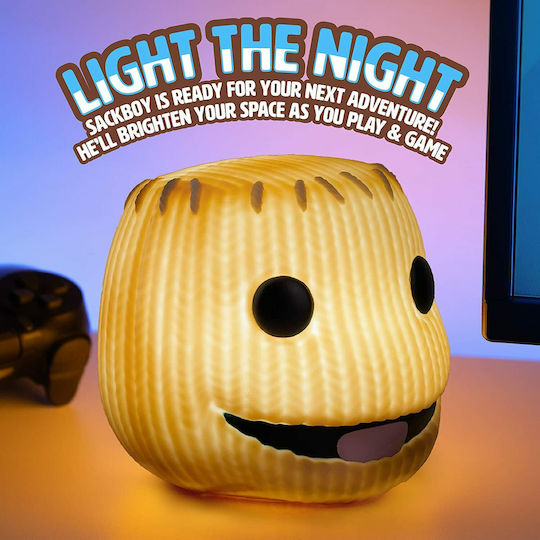 Paladone Παιδικό Διακοσμητικό Φωτιστικό Sackboy A Big Adventure Καφέ 12εκ.