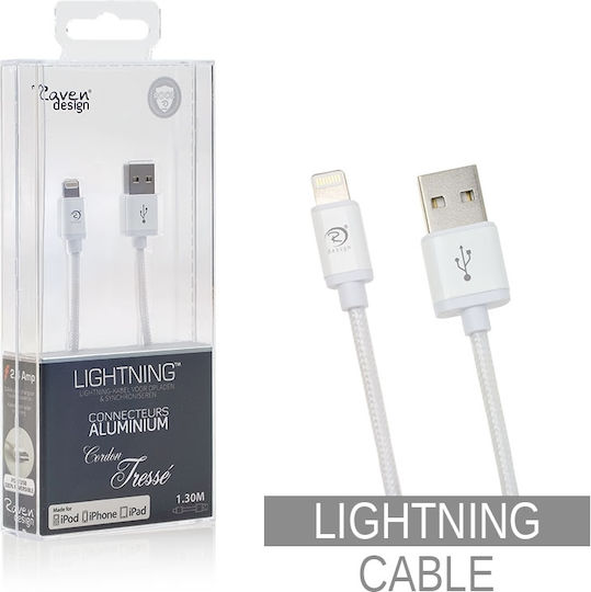 Akyga USB-A zu Lightning Kabel Weiß 1m (AK-USB-30)