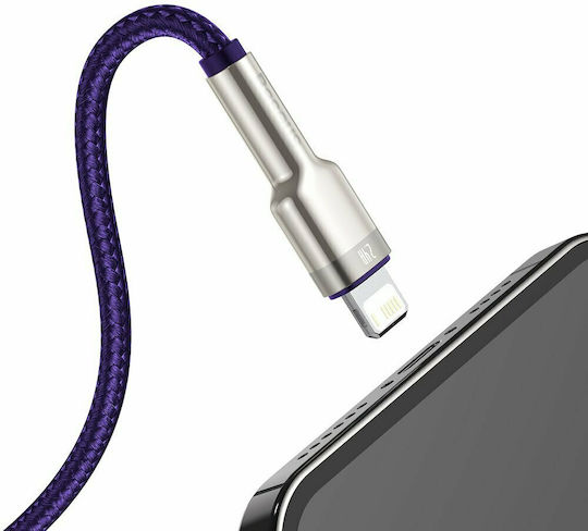 Baseus Cafule Series Braided USB-A to Lightning Cable Purple 2m (CALJK-B05)