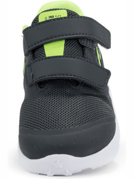 Star Runner Runner Star 2 Kids Sports Shoes Running with Hoop & Loop Closure Anthracite / Electric Green