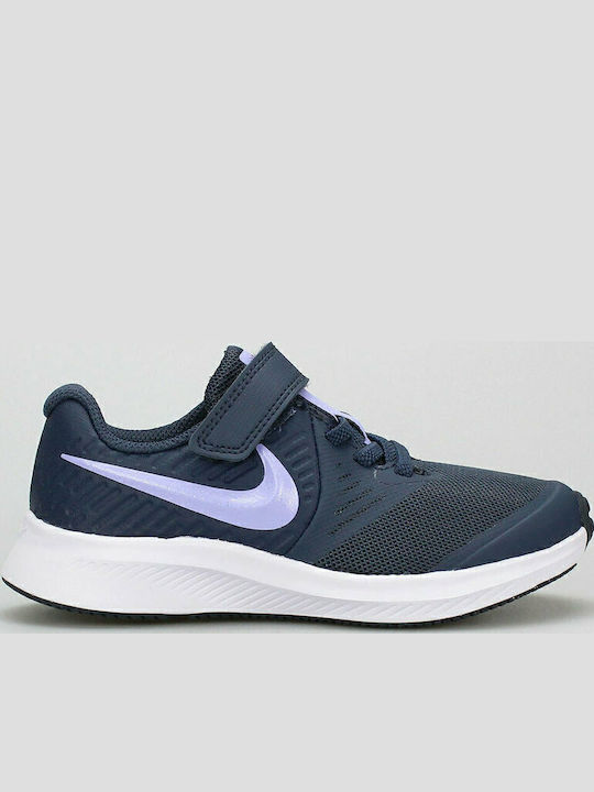 Stern Läufer Star Runner 2 Kinder Sportschuhe Laufen mit Bügel- und Schleifenverschluss Marineblau