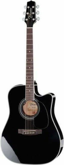 Takamine Ηλεκτροακουστική Κιθάρα EF341SC Cutaway Black