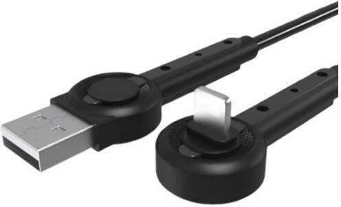 Moxom MX-CB01 USB-A zu Lightning Kabel Schwarz 1m (MX-CB01)