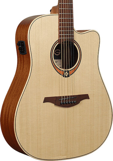 Lag Ηλεκτροακουστική Κιθάρα Tramontane T70DCE Cutaway Natural