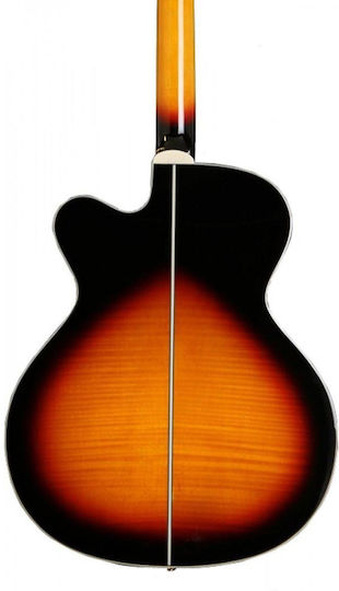 Takamine Semi-Akustik Gitarre GJ72CE BSB Ausschnitt Braun / Sunburst