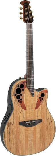 Ovation Ακουστική Κιθάρα Elite Plus Celebrity Mid-Depth Cutaway Natural