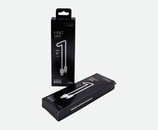 Treqa CA-8062 USB-A zu Lightning Kabel Weiß 1m (CA-8062)
