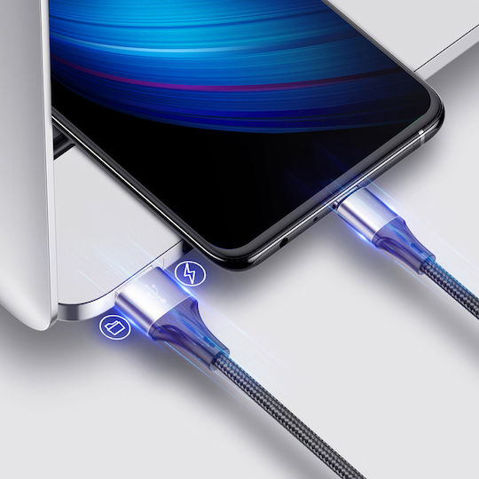Joyroom S-1030N1 Braided USB to Lightning Cable Μαύρο 1m