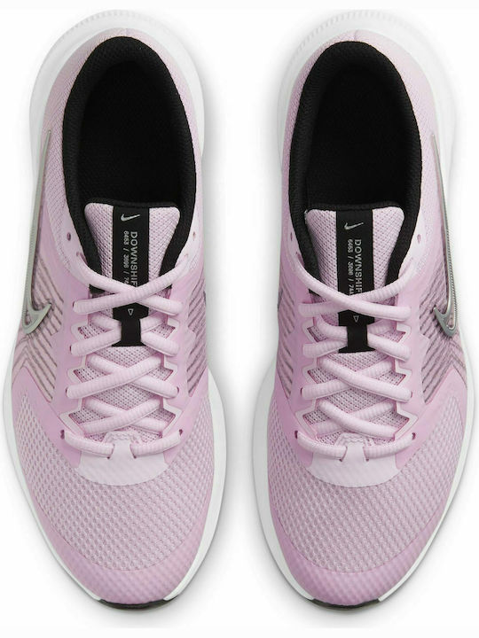Downshifter Downshifter 11 Kids Sports Shoes Running with Laces Pink Foam / Metallic Silver