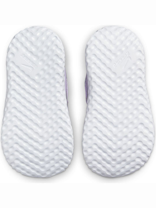 Revolution 5 Αθλητικά Παιδικά Παπούτσια Running με Σκρατς Lilac / Dark Smoke Grey / White / Metallic Silver