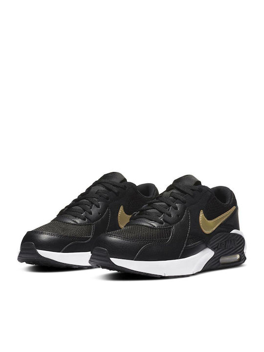 Air Max Excee Kinder Sneakers Black / Metallic Gold Star / White