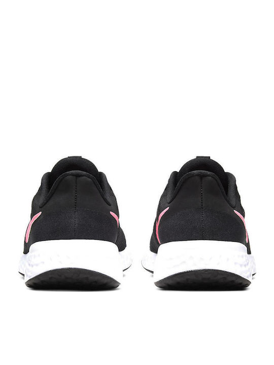 Revolution 5 Gs Детски Спортни Обувки Running с Връзки Черни / Sunset Pulse