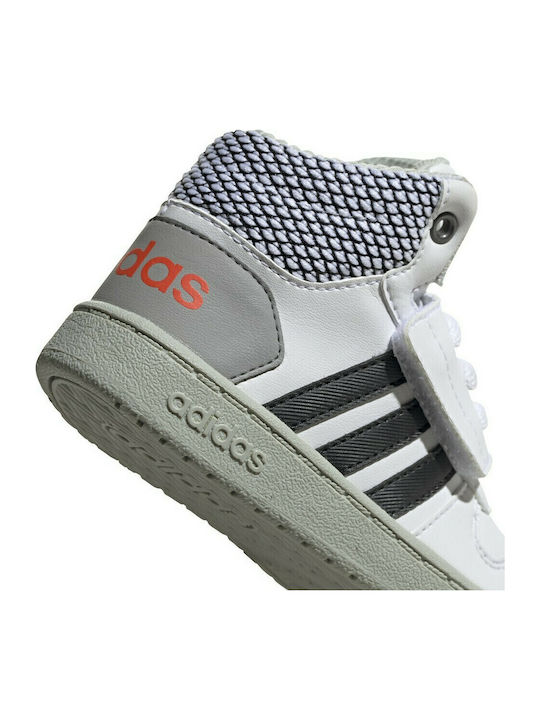 Hoops Mid 2.0 I Αθλητικά Παιδικά Παπούτσια Μπάσκετ με Σκρατς Λευκά