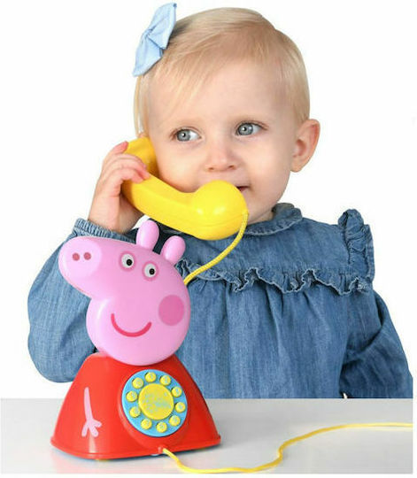 HTI Rollenspielzeug Peppa Pig Telephone Peppa Schwein