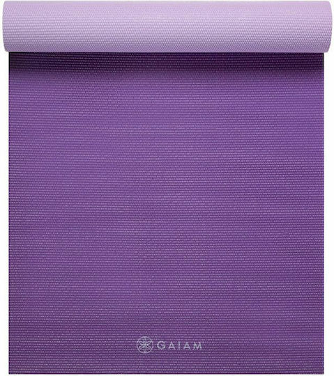 Gaiam Plum Jam Exercise Mat Purple (173x61x0.6cm)