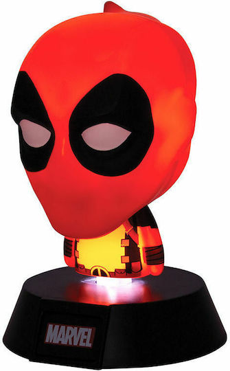 Paladone Kids Decorative Lamp Deadpool Red