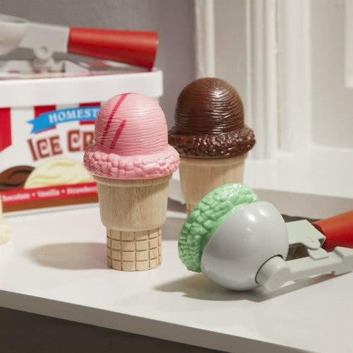 Melissa & Doug Bile de înghețată din lemn