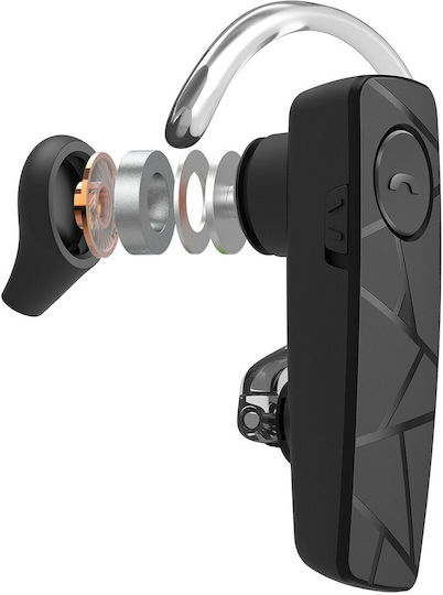Tellur Vox 55 In-ear Bluetooth Handsfree Ακουστικό Μαύρο