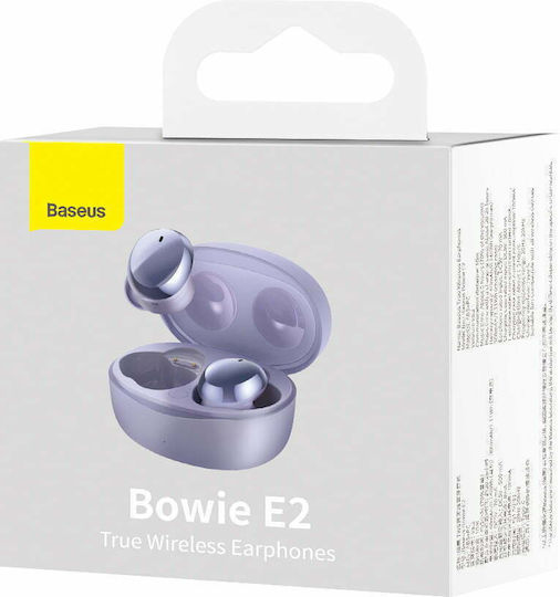 Baseus Bowie E2 In-ear Bluetooth Handsfree Earphones with Charging Case Purple