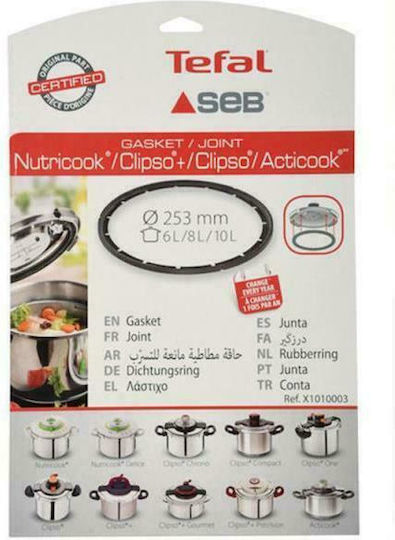 Seb Pressure Cooker Sealing Ring Original Clipso One Nutricook Acticook 4 5-6 Lit