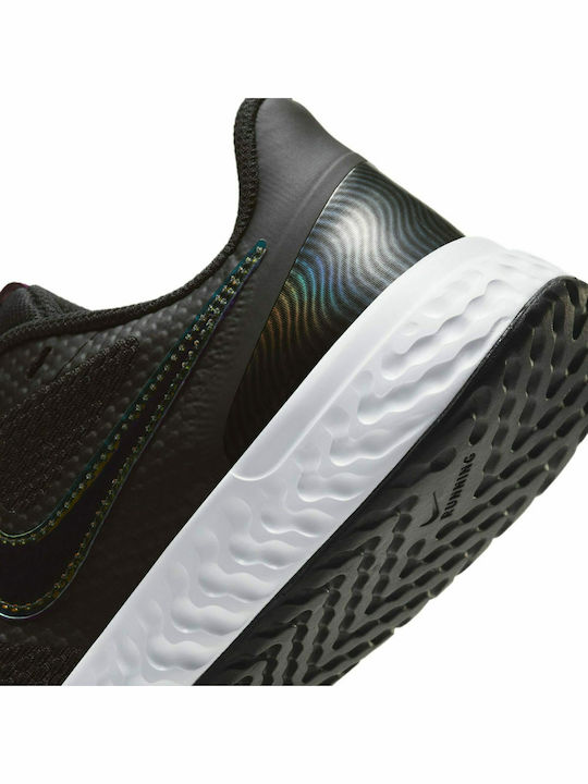 Revolution 5 Power Αθλητικά Παιδικά Παπούτσια Running με Κορδόνια Off Noir / Multi Color / Red Plum / White