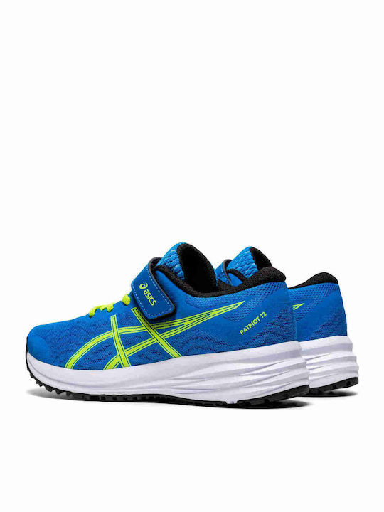 Patriot 12 Ps Kids Sports Shoes Running with Hoop & Loop Closure Blue