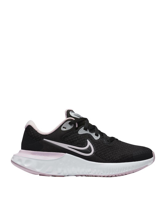 Renew Run 2 Αθλητικά Παιδικά Παπούτσια Running με Κορδόνια Μαύρα