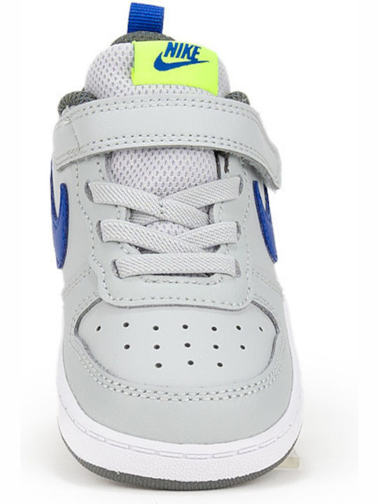 Court Borough Low 2 Kinder Sportschuhe mit Bügel- und Schleifenverschluss Graue