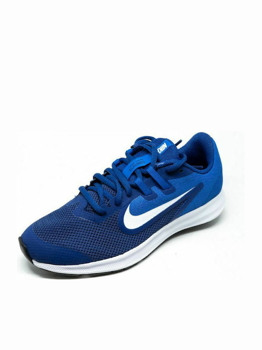 Downshifter 9 Αθλητικά Παιδικά Παπούτσια Running με Κορδόνια Deep Royal Blue / White