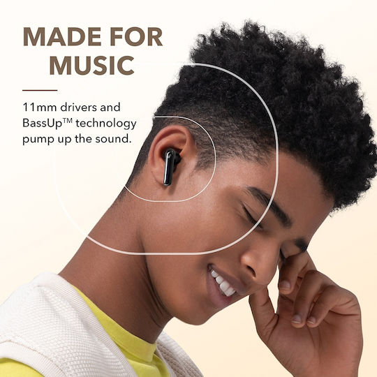 Soundcore by Anker Life Note 3 In-Ear Bluetooth-Freisprecheinrichtung Kopfhörer mit Ladeetui Schwarz