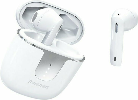 Tronsmart Onyx Ace Слушалка за ухо Bluetooth Handsfree Безжични слушалки с Калъф за Зареждане Бяа