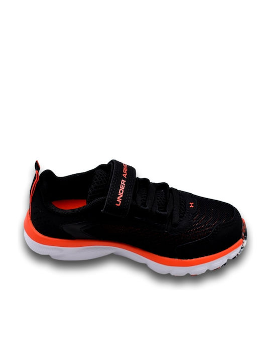 Assert 9 Αθλητικά Παιδικά Παπούτσια Running με Σκρατς Μαύρα