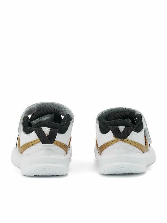 Team Hustle D 10 Αθλητικά Παιδικά Παπούτσια Running με Σκρατς Black / Metallic Gold / White / Photon Dust