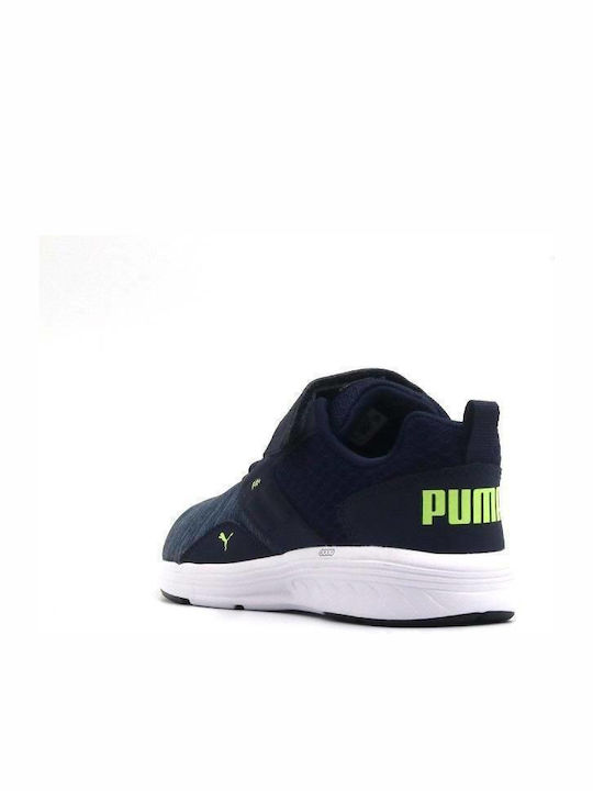 NRGYb Comet V PS Kids Sports Shoes Running with Hoop & Loop Closure Navy Blue