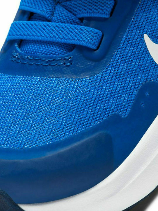 Wearallday Td Kids Sports Shoes Running with Hoop & Loop Closure Blue