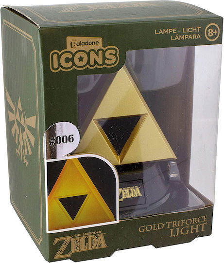 Paladone Kinder Dekorative Lampe The Legend of Zelda Triforce Gold