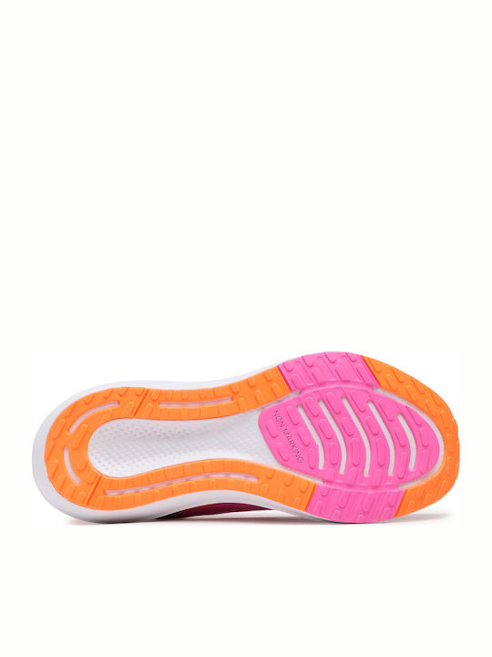 EQ21 Run J Kids Sports Shoes Running with Laces Screaming Pink / Screaming Orange / Cloud White