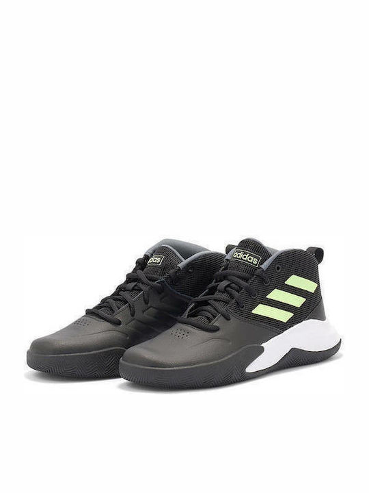 Kids Sports Shoes Basketball with Laces Black