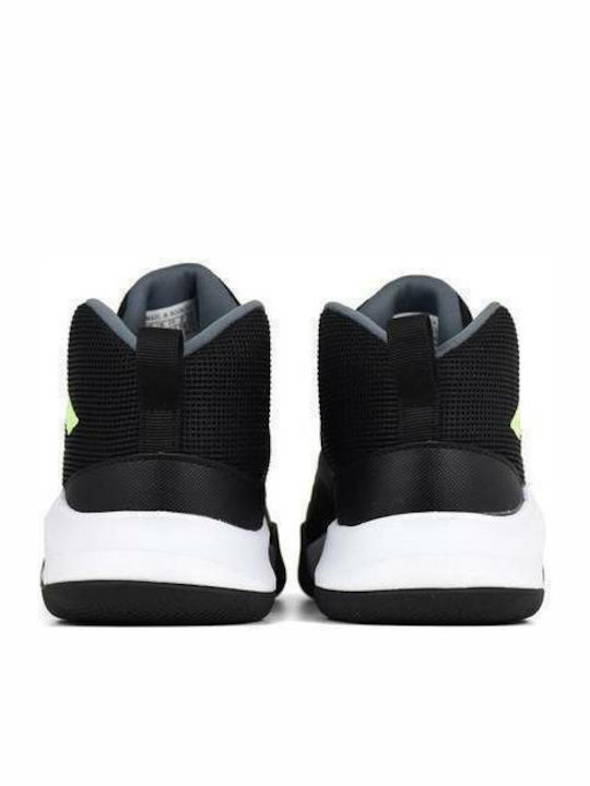 Kids Sports Shoes Basketball with Laces Black
