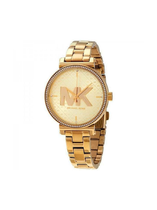 Michael Kors Sofie Uhr mit Gold Metallarmband