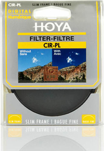 Hoya Slim CIR-PL Filter CPL Durchmesser 62mm für Kameraobjektive