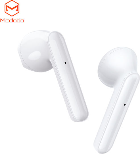 Mcdodo HP-530 Earbud Bluetooth Handsfree Căști cu Carcasă de Încărcare Alb