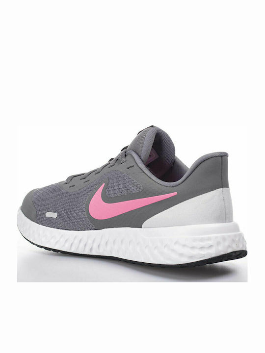 Revolution Revolution 5 (GS) Kids Sports Shoes Running with Laces Gray