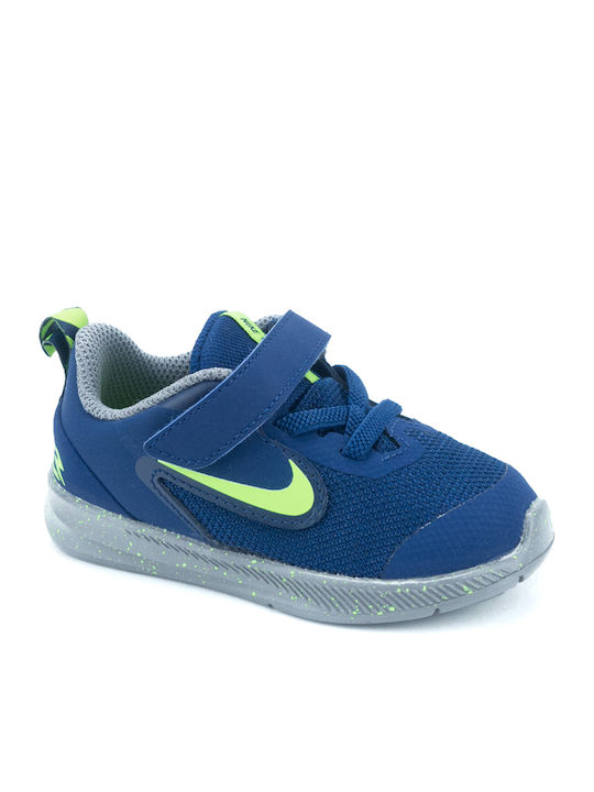 Downshifter Downshifter 9 Kids Sports Shoes Running with Hoop & Loop Closure Blue