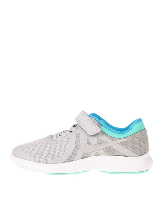 Revolution Revolution 4 PS Kids Sports Shoes Running with Hoop & Loop Closure Gray